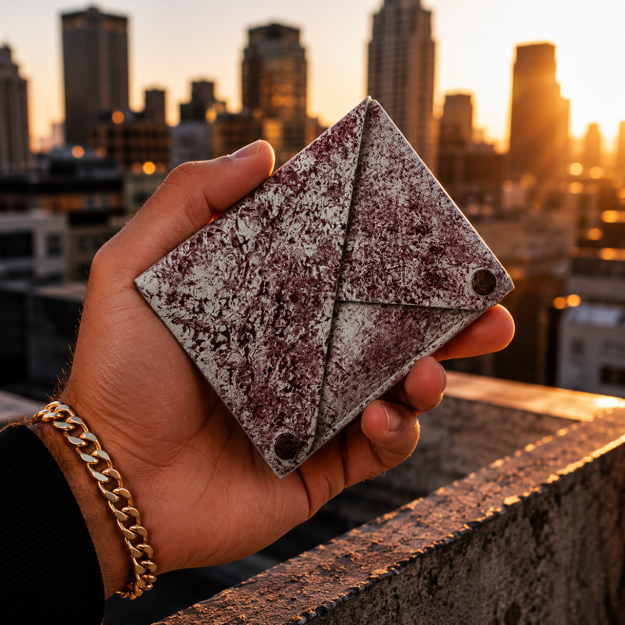 Abstract Printed Wallet