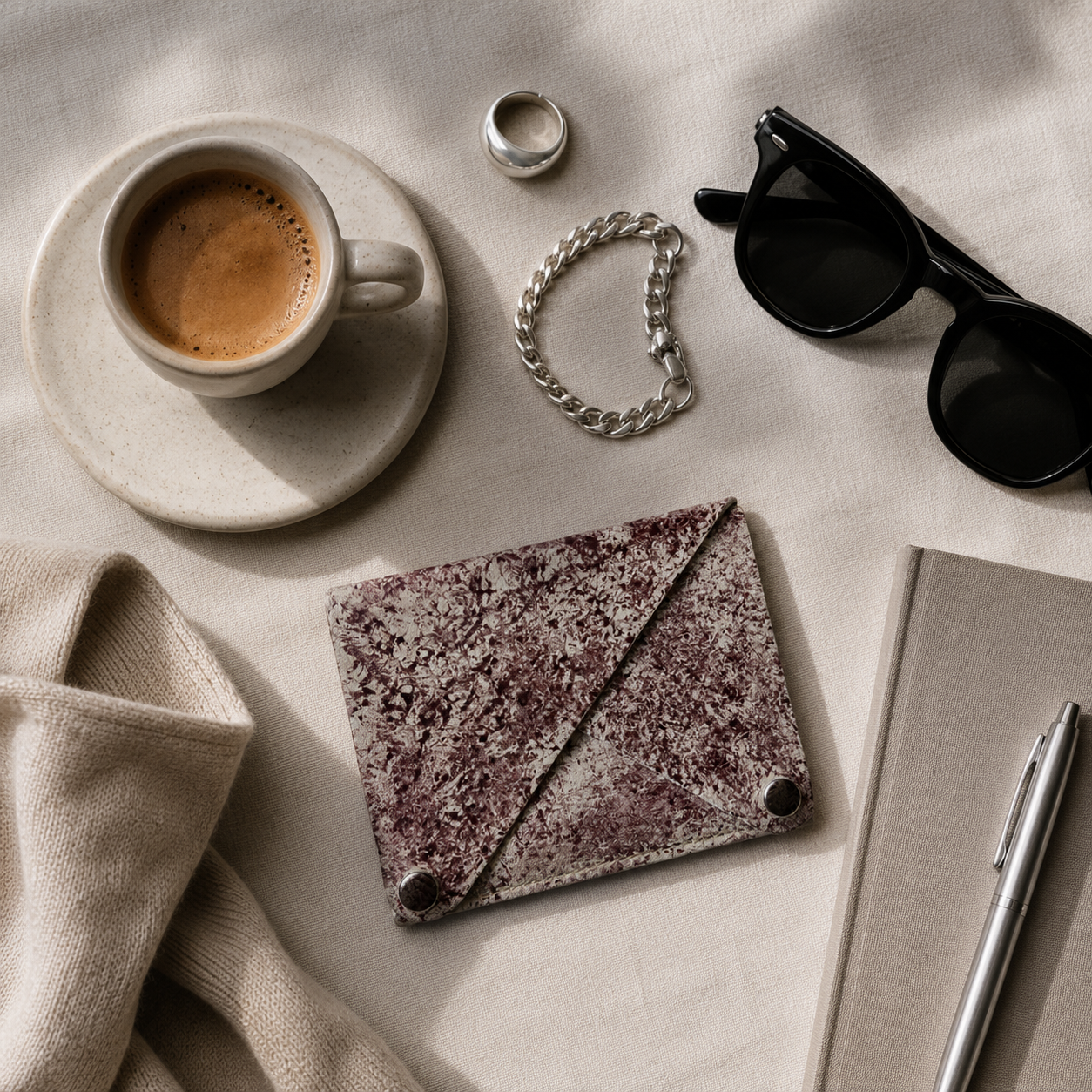 Abstract Printed Wallet