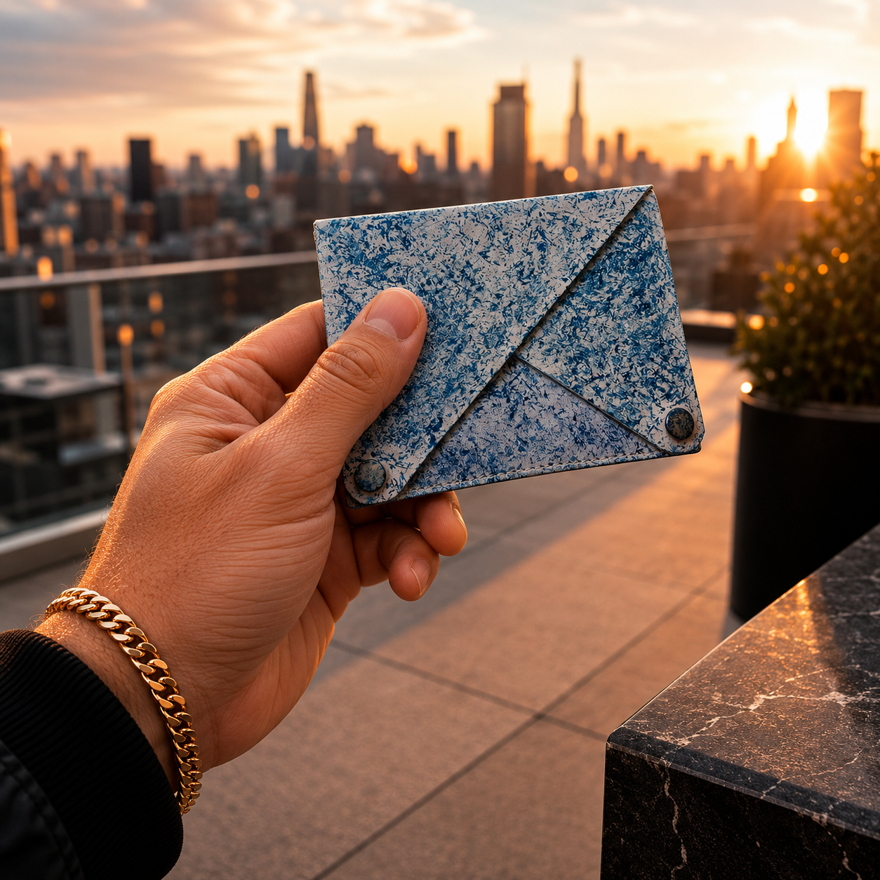 Abstract Printed Wallet